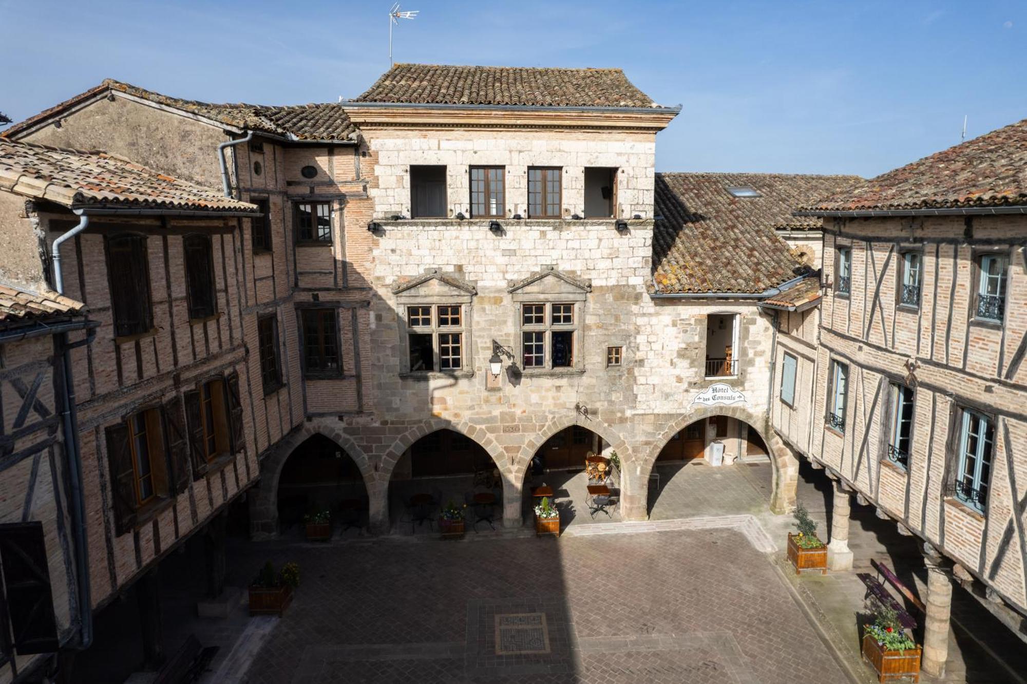Hotel Des Consuls Castelnau-de-Montmiral Eksteriør billede